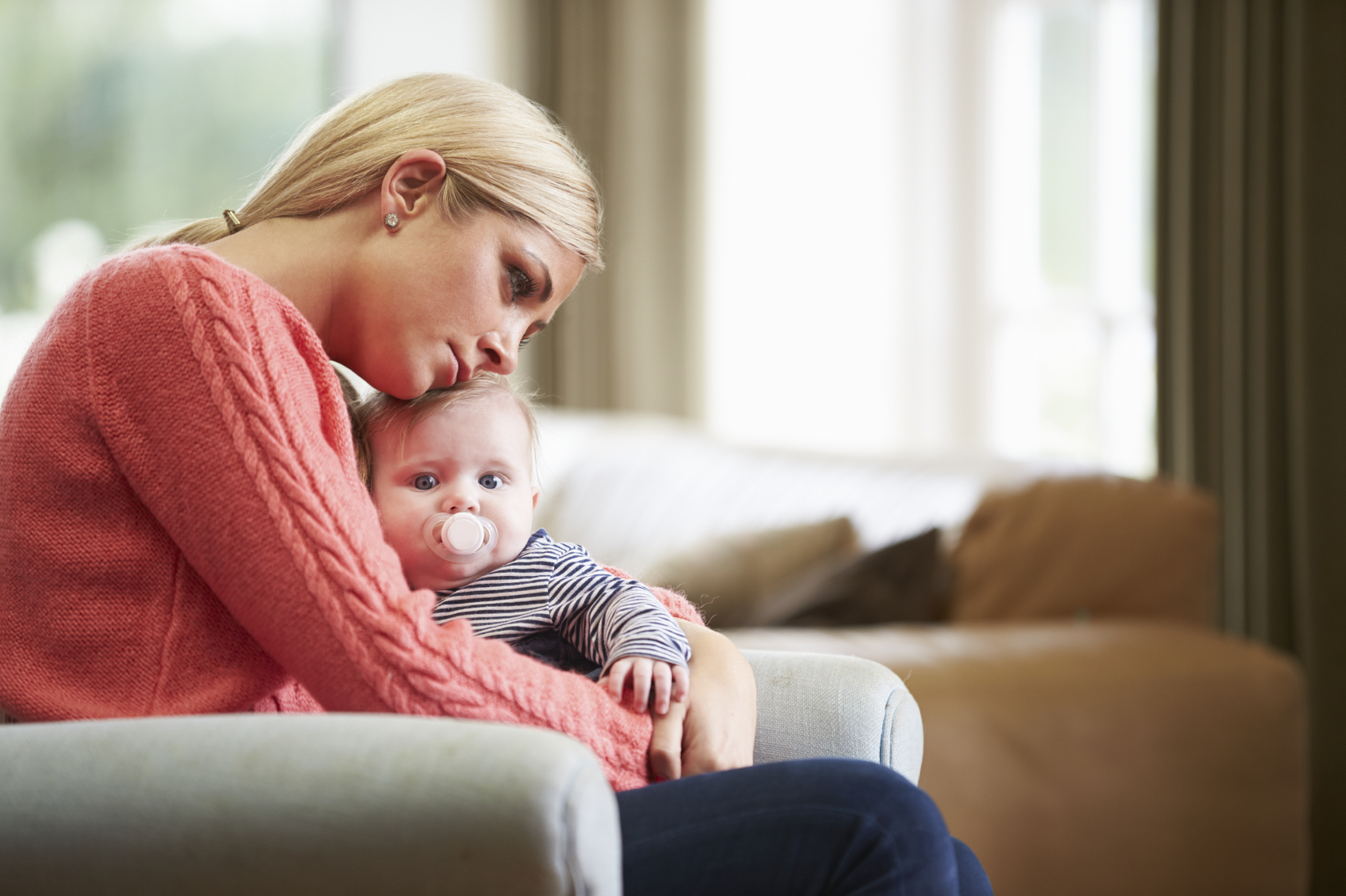 Sad Parent with Child 2